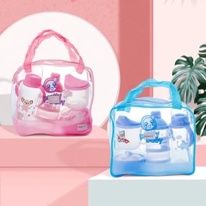 New Born Baby Feeding Set - Pink
