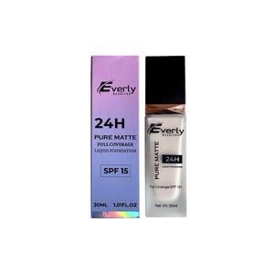 Everly Beauties Pure Matte Full Coverage Foundation 30ml - Natural
