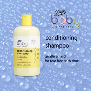 Boots Baby Conditioning Shampoo 500ml •