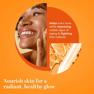 TruSkin Vitamin C Facial Serum With Vitamin E + Hyaluronic Acid 30ml •