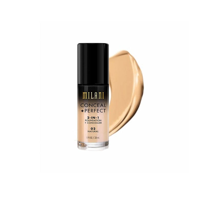 Milani Conceal + Perfect 2-in-1 Foundation + Concealer 30ml - 02 Natural