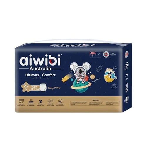 Aiwibi Australia Ultimate Comfort Baby Pants XL (12-17KG) 40pcs•