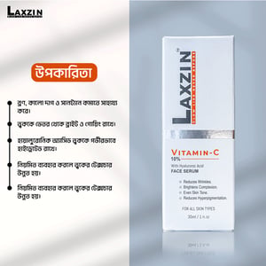 Laxzin Vitamin C 10% With Hyaluronic Acid Face Serum 30ml