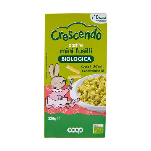 Coop Crescendo Pastina Mini Fusilli Pasta (10+months) 320g•