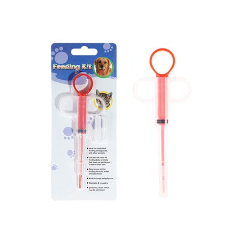 Feeding Kit For Pets - Red
