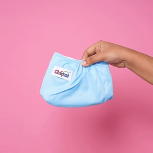 Qianqunui Adjustable Cloth Diaper Covers - Sky Blue