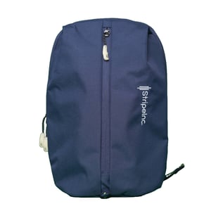 Stripelnc Exclusive Travel Backpack - Solid Navy Blue