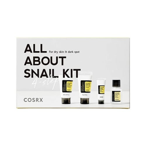 COSRX All About Snail Kit 4-Step For Dry Skin & Dark Spot  •