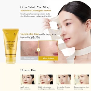 Medicube Kojic Acid Turmeric Night Wrapping Mask 75ml  •