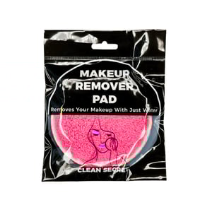 Clean Secret Makeup Remover Pad - Hot Pink