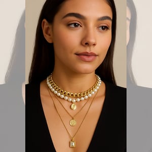 Multi Layer Pearl Necklace