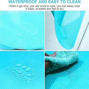 Washable Refrigerator Tray Mat - Blue
