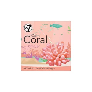 W7 Boxed Powder Blusher 6g - Calm Coral