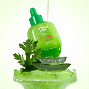 Eqqualberry Green Aid Aloe Pdrn Calming Serum 30ml  •
