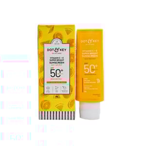 Dot & Key Vitamin C + E Super Bright Sunscreen SPF 50+ with Sicilian Blood Orange PA+++ 80g•