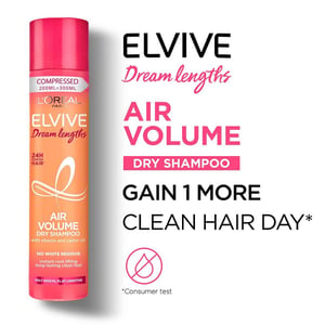 L'Oreal Paris Elvive Dream Lengths Air Volume Dry Shampoo 200ml  •