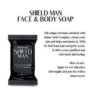 Farmasi Shield Man Face & Body Soap 100g