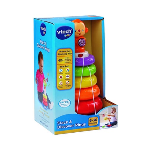 VTech Baby Toy Stack & Discover Rings 6-36 Months (3035)