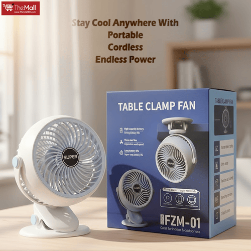 Table Clamp Fan - Fzm-01 •