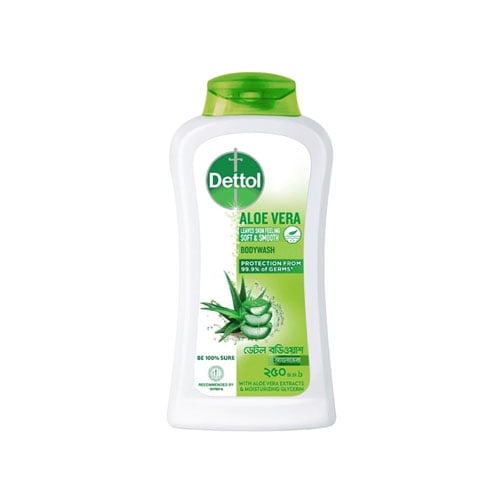 Dettol Aloe Vera Soft & Smooth Bodywash 250ml