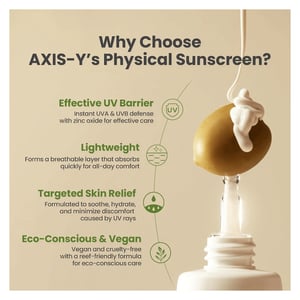 AXIS-Y Complete No Stress Physical Sunscreen 50ml SPF50+PA++++ •