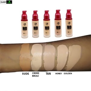 W7 12H HD Foundation 30ml - Honey