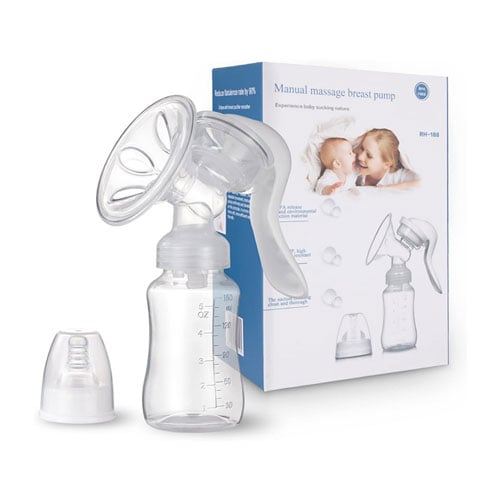 Manual Massage Breast Pump With Feeder 150ml