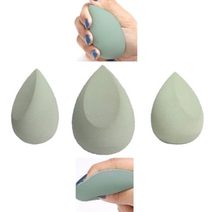 Guerniss Single Egg Powder Puff One-Cut - Light Olive