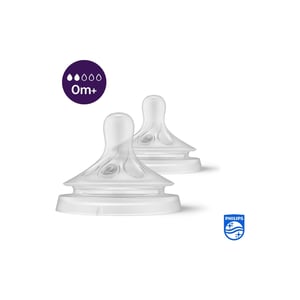 Philips Avent Natural Response Level 2 Teat 0m+ - 2pc (5105)