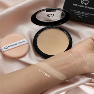 Nirvana Mattifying And Poreless Pressed Powder 15g - P02 Light Beige