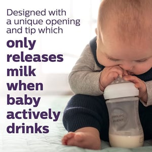 Philips Avent Natural Response Baby Bottle 260ml - 1m+ (9646)