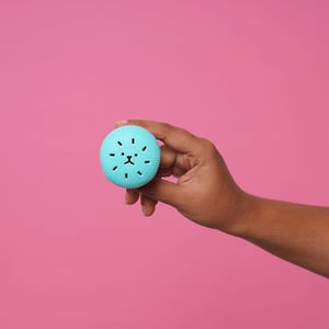 Octopus Shape Silicon Face Cleansing Scrubber - Aqua Blue
