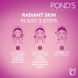 Pond's Flawless Radiance Even Tone Facial Foam 100ml •