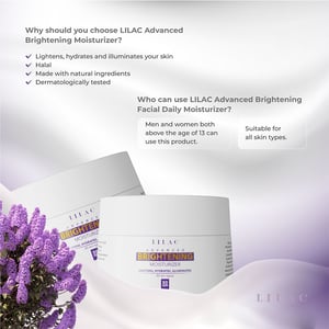 Lilac Advanced Brightening Moisturizer 50g
