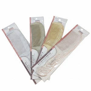 Jiamei Premium Plastic Hair Comb - Wooden