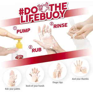Lifebuoy Liquid Hand Wash Refill Pack 170ml - Total 10 (Get Tiffin Box Free)