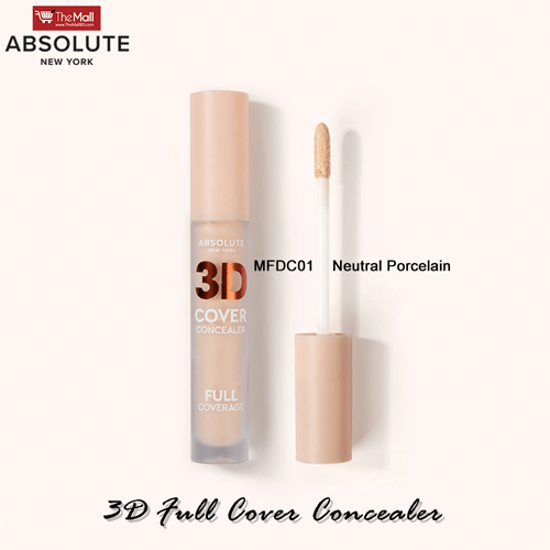 Absolute New York 3D Full Cover Concealer 5.5ml - MFDC01 Neutral Porcelain