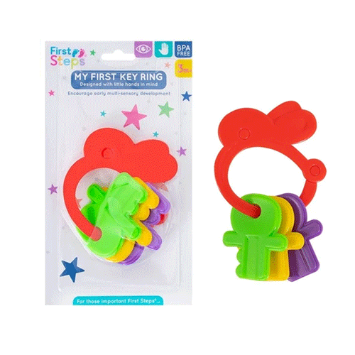 First Steps My First Key Ring - Red