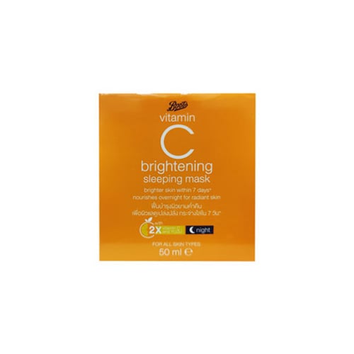 Boots Vitamin C Brightening Sleeping Mask 50ml •