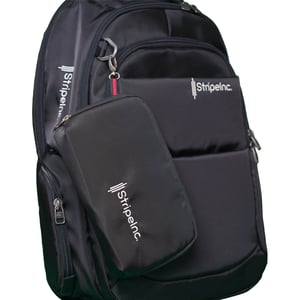 Stripelnc Exclusive School Backpack - Black