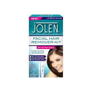 Jolen Facial Hair Removal Kit For All Hair Types