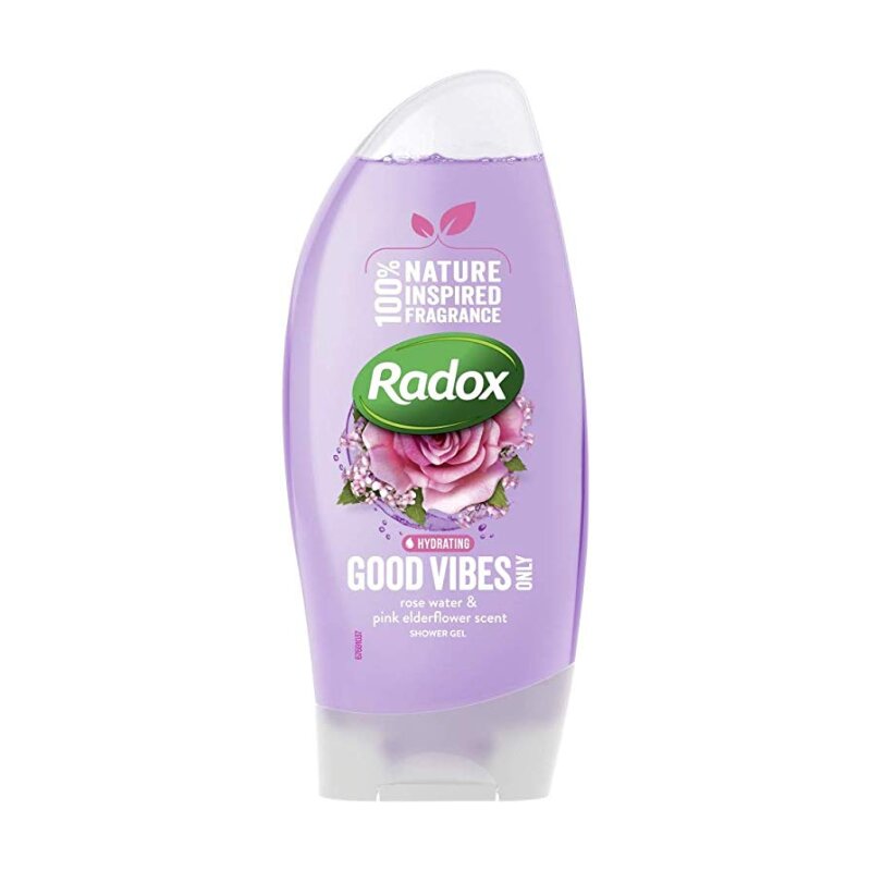 Radox Hydrating Good Vibes Only Rose Water & Pink Elderflower Scent Shower Gel 250ml