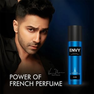 Envy Fragrance Deodorant Spray For Men 120ml - Dark •