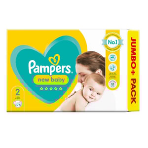 Pampers New Baby Size 2 (4-8kg) 76pcs•