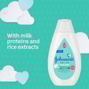 Johnson’s Milk + Rice Hair And Body Baby Bath 100ml