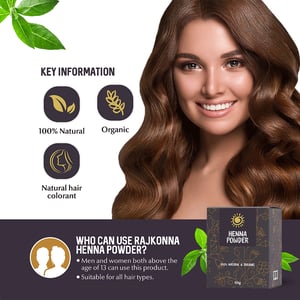 Rajkonna Henna Hair Pack 50g