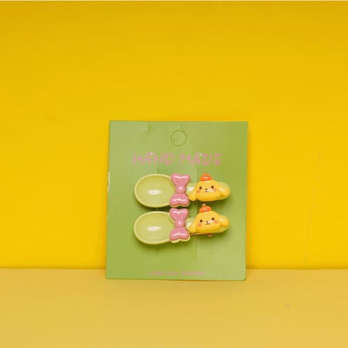 Baby Spoon Shape Clip - Bright Green Cinnamoroll