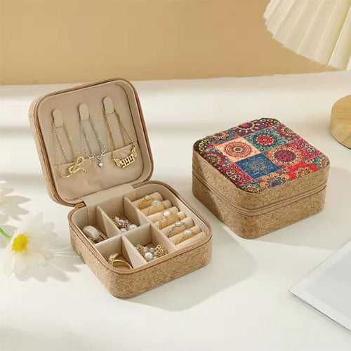 Jewelry Storage Box - Sawdust Texture