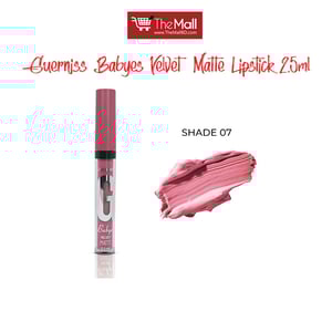 Guerniss Babyes Velvet Matte Lipstick 2.5ml - 07