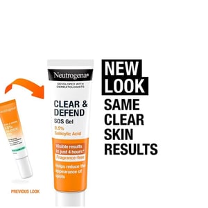 Neutrogena Clear & Defend Sos Gel For Spot Prone Skin 15ml